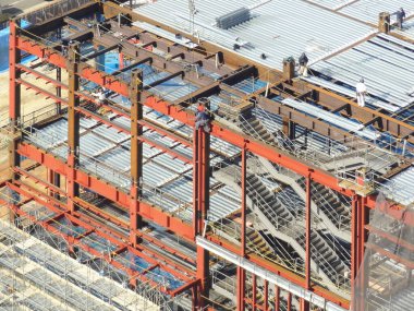 Metal yüksek bina inşaatı