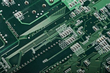 Devre kartı arka planı, elektronik bilgisayar kartı. 