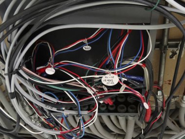 Duvardaki elektrikli aletler, kapatın.