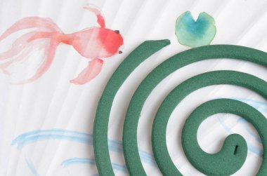 Sivrisineklere karşı yeşil püskürtücü spiral, böceklere karşı koruma