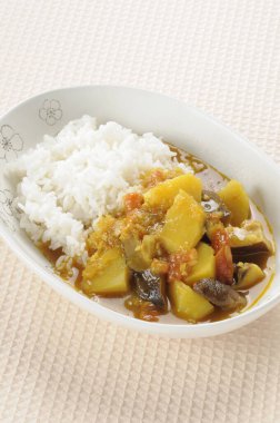 Lezzetli Asya mutfağı yakın çekim görüntüsü