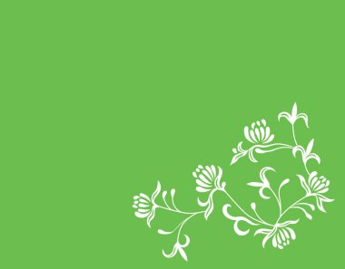 Arka planda çiçekler olan kusursuz desen