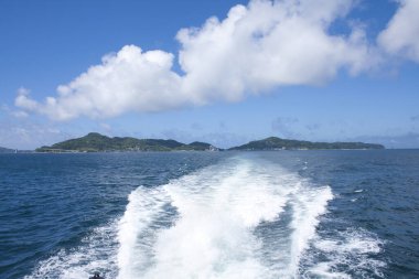 güzel deniz manzaralı arka plan, seyahat arkaplanı