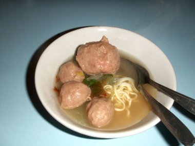 Lezzetli bir Asya yemeğinin yakın çekim görüntüsü