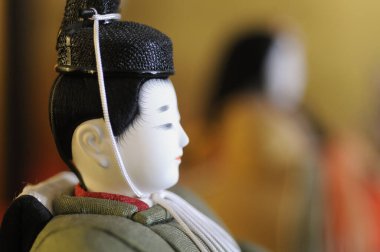 Japon bebeğinin yakın plan çekimi. 