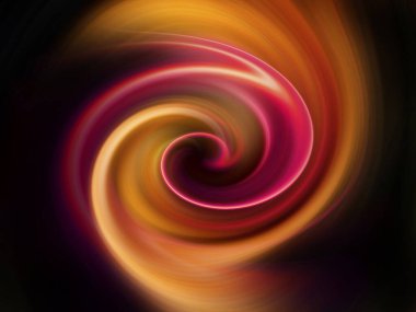 koyu soyut arkaplan, parlayan neon dalgalar    