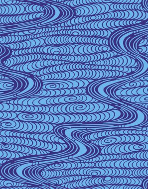 Dalgalı çizgilerle soyut arkaplan