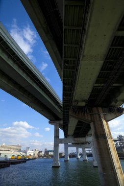 Kentsel zemin, modern şehir manzarası 