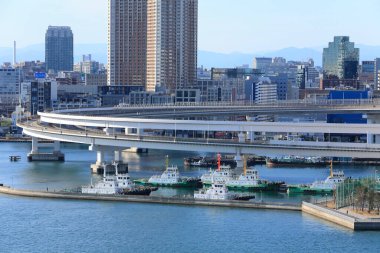 Modern şehir manzarası, şehir arka planı 