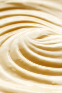 arka plan olarak süt kreması