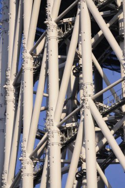 Tokyo, Japonya 'daki Tokyo Gökyüzü Ağacı' na yakın..