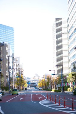 Şehrin modern mimarisi. Tokyo, Japonya 