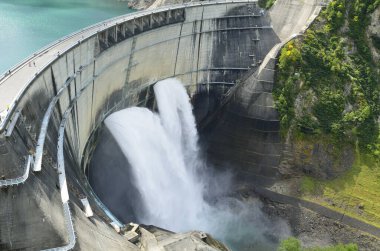 Kurobe Dam in Toyama Prefecture, Japan