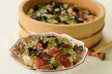 Asya mutfağının yakın çekim görüntüsü