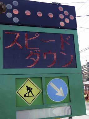 Şehirdeki sokak tabelasının manzarası