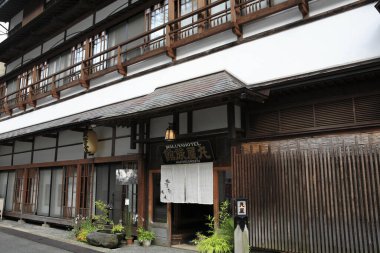 Kyoto, Japonya 'daki eski Japon evi.