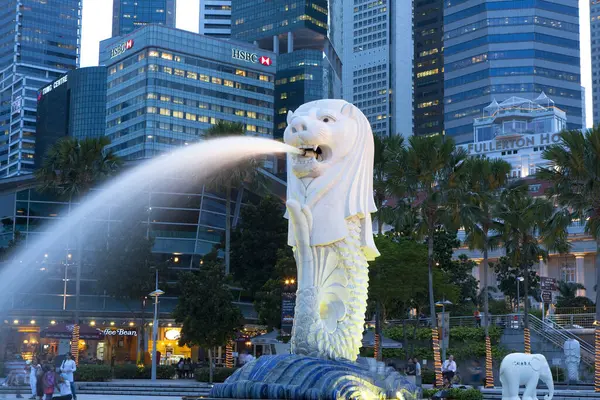 Modern Şehir Arka Plan Görüntüsü Singapur — Stok fotoğraf