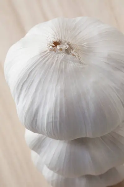 Garlic Close Background — Stock Photo, Image