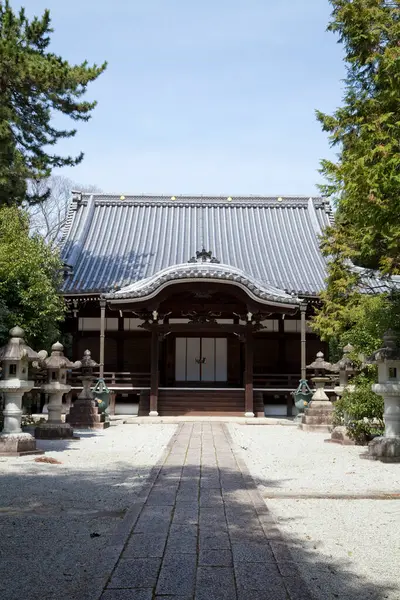 Scénický Záběr Krásné Starověké Japonské Svatyně — Stock fotografie