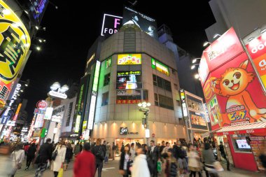 Ördek şehir manzarası, şehir arkaplanı, Japonya 