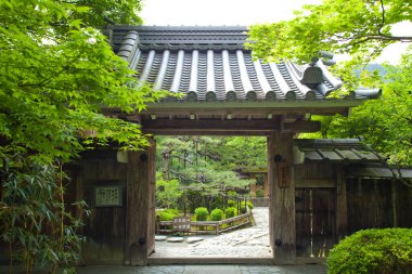 Eski geleneksel Asyalı mimari detayı