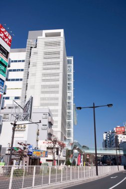 Kentsel zemin, modern şehir manzarası 