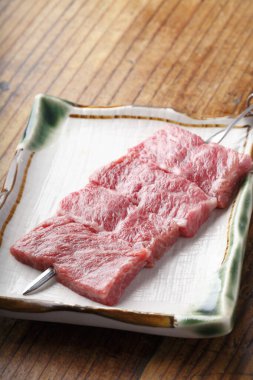 wagyu bifteğinin yakın görüntüsü 