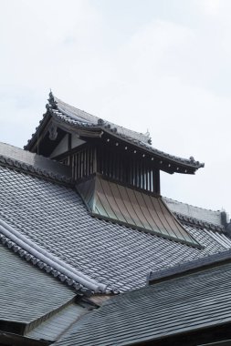 Japonya 'da güzel geleneksel Japon mimarisi 