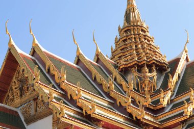 Bangkok, Tayland 'daki Wat Phra Kaew Tayland' ın kutsal bir tapınağıdır ve Tayland büyük sarayının bir parçasıdır. Tapınak antik bir Zümrüt Buda 'ya ev sahipliği yapar.