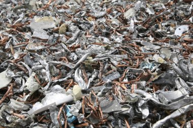 Geri dönüşüm çöp yığını