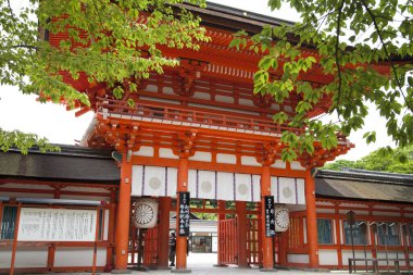 Güzel Japon tapınağı manzarası, Budizm konsepti