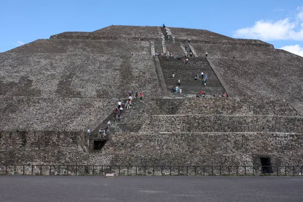 Pyramid Sun Largest Building Teotihuacan One Largest Mesoamerica — Stock Photo, Image