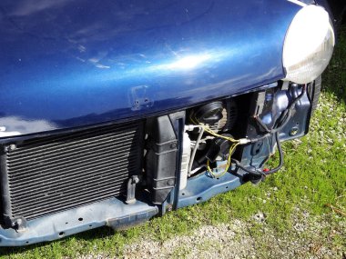 Trafik kazası, trafik kazası, otomobil kazası.