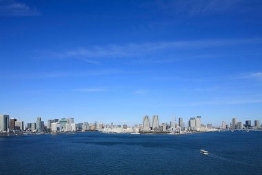 Modern şehir manzarası, şehir arka planı 