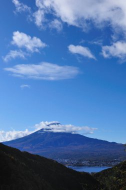 Fuji Dağı 'nın güzel manzarası  