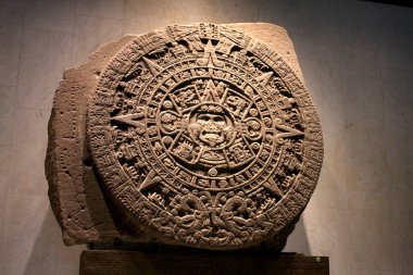 Antik Maya heykel manzarası