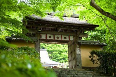 Eski geleneksel Asyalı mimari detayı