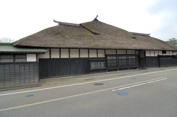 Casa Giapponese Sulla Strada Giappone — Foto Stock