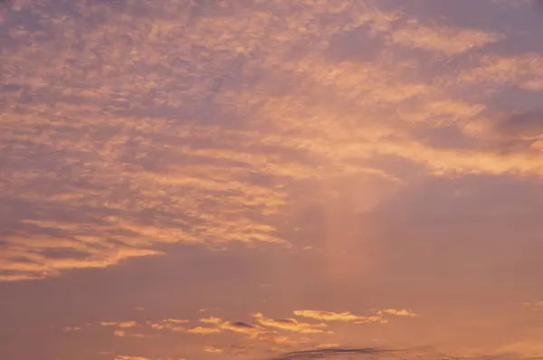 Prachtige Zonsondergang Aan Hemel — Stockfoto