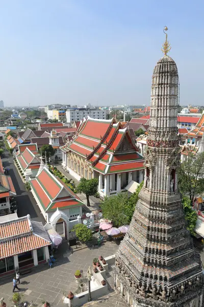 Wat Arun Est Une Attraction Touristique Importante Bangkok — Photo