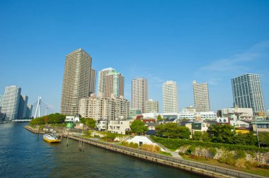 Modern şehir silueti güzel manzara, kentsel zemin 