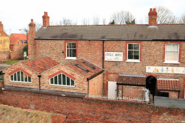 Londra, İngiltere 'deki eski sokak manzarası