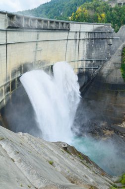 Kurobe Dam in Toyama Prefecture, Japan