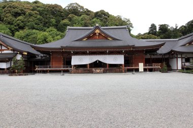 Güzel Japon tapınağı manzarası, Budizm konsepti