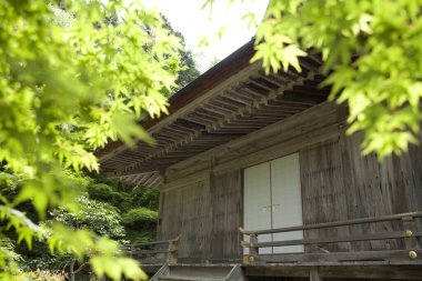 beautiful japanese temple building, buddhism concept