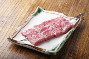 wagyu bifteğinin yakın görüntüsü 