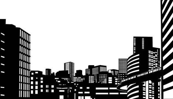 modern city illustration background