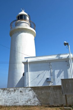 Choshi, Chiba, Japonya 'daki Inubosaki deniz feneri..