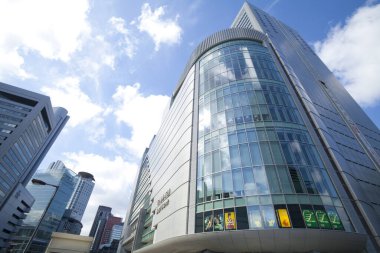 şehir konsepti arka plan, güzel şehir manzarası, Japonya