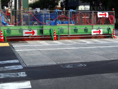 Tokyo, Japonya - Haziran: Tokyo karşıya geçiyor, Japonya 'da karşıdan karşıya geçiyor